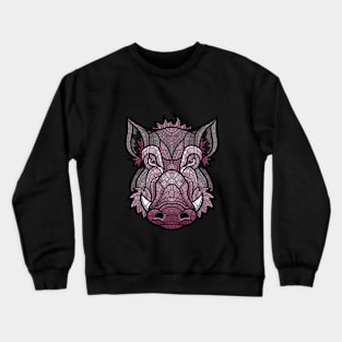 Wild Reserve: Pink Boar Crewneck Sweatshirt